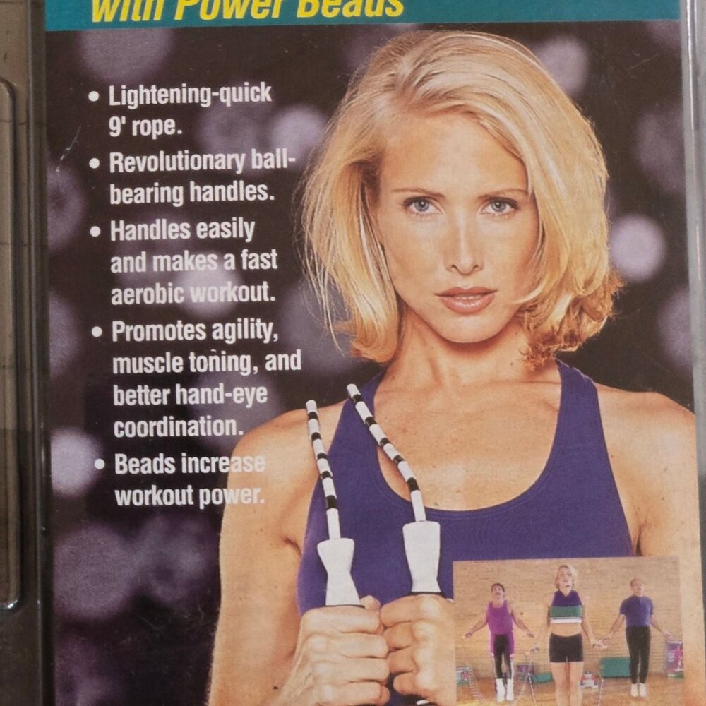 Bollinger Speed Rope with Power Beads Aerobic Jump Rope Workout Tool New In Box - Picture 15 of 15